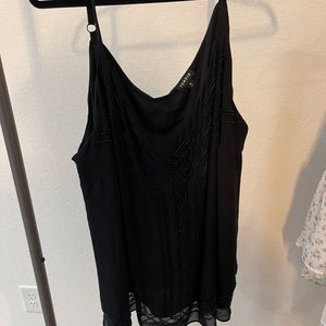 Torrid size 3 black beaded tank top